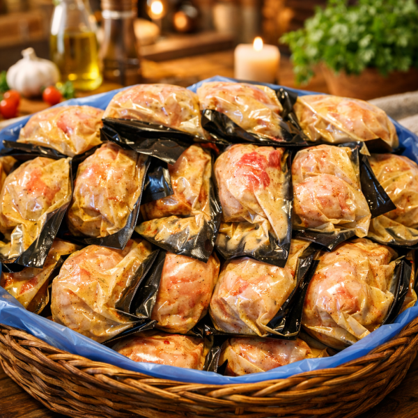 Tournedos de poulet mariné shish taouk