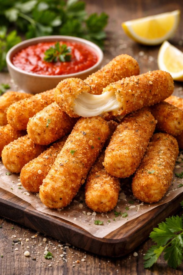 Bâtonnets de fromage mozzarella