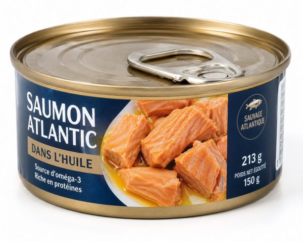 Saumon de l’Atlantique dans l’huile