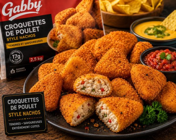 Croquettes de poulet style nachos