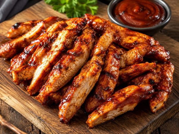 Lanières de poulet BBQ