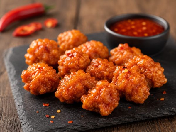 Mini-bouchées de poulet piquantes