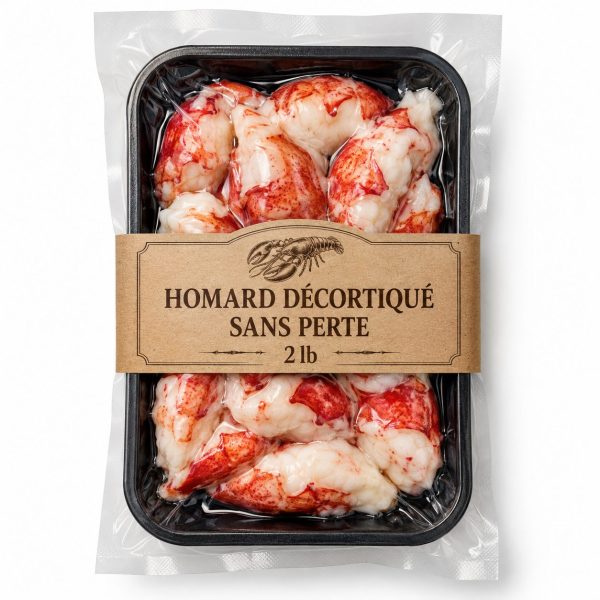 Homard décortiqué sans perte