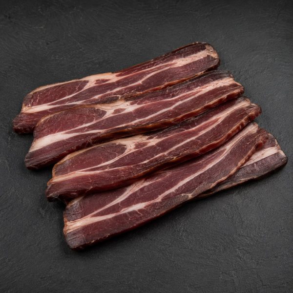 Bacon de sanglier fumé au bois